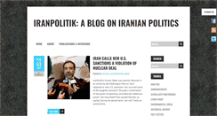 Desktop Screenshot of iranpolitik.com